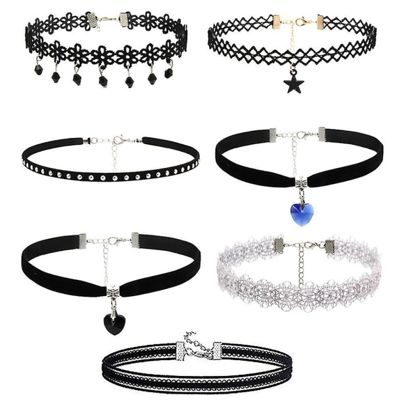Dolls Kill Jewelry - 3 choker necklaces